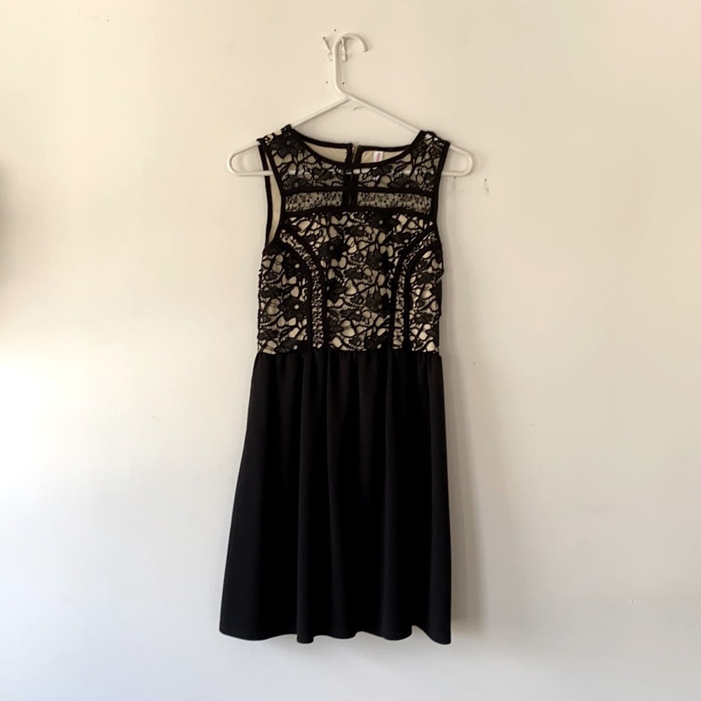 Lace top dress